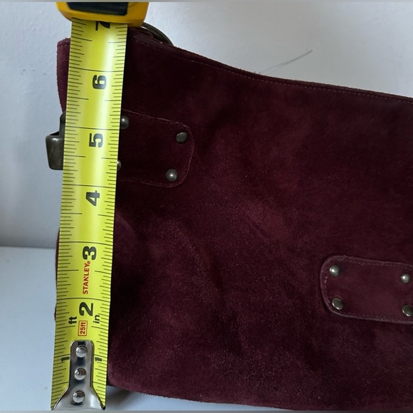 VINTAGE KOOBA SUEDE BAG, ORIGINAL HARDWARE, GORGEOUS,RICH COLOR. MINT CONDITION - Picture 15 of 15